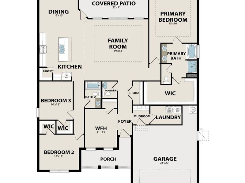 2D floor plan layout of this home in Waverly Estates, Nevada, TX (Image 2). 2D floor plan layout of this home in Waverly Estates, Nevada, TX (Image 2).