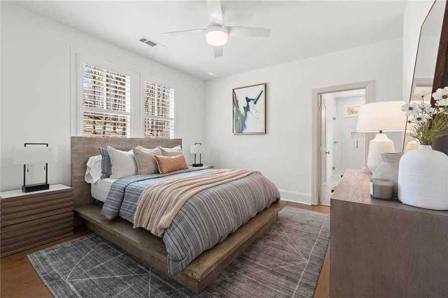 Furnished interior view inside a new home in , Marietta (Image 15). Furnished interior view inside a new home in , Marietta (Image 15).