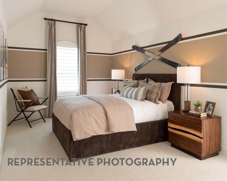 Furnished interior view inside a new home in Pecan Square, Northlake (Image 11).
