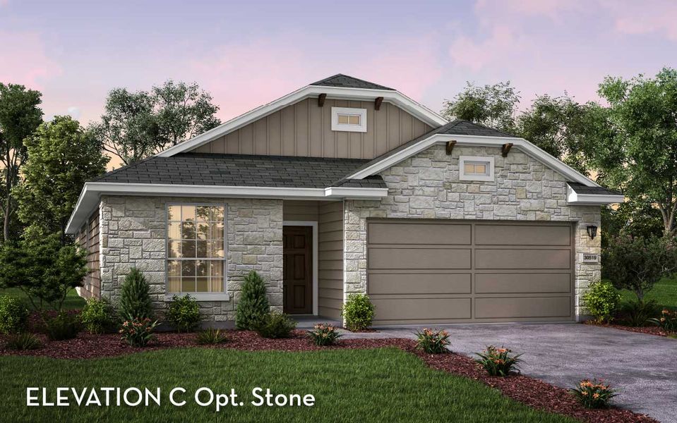 Representative exterior photo of a completed home built from the Sioux by CastleRock Communities in Hughes Landing, Dickinson, TX (Image 17). Representative exterior photo of a completed home built from the Sioux by CastleRock Communities in Hughes Landing, Dickinson, TX (Image 17).