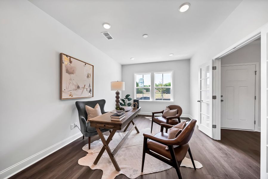 Furnished interior view inside a new home in Monroe Preserve, Chapin (Image 50).