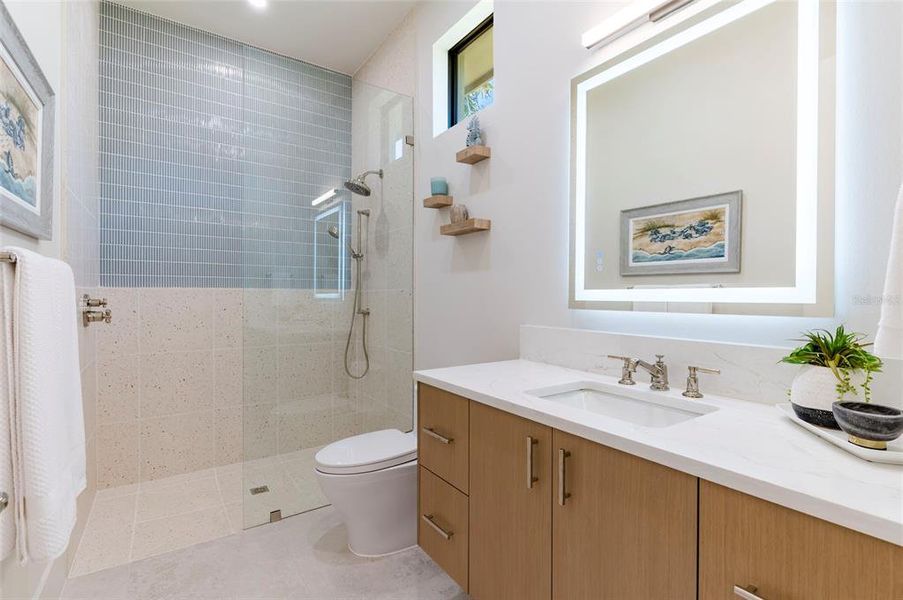 Furnished interior view inside a new home in , Sarasota (Image 39).