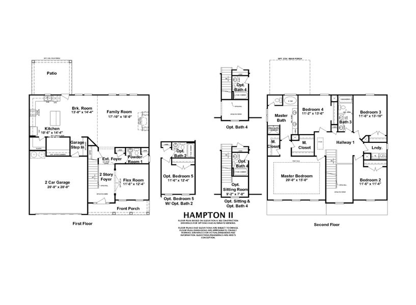 The Hampton II Floorplan | Ivey Homes