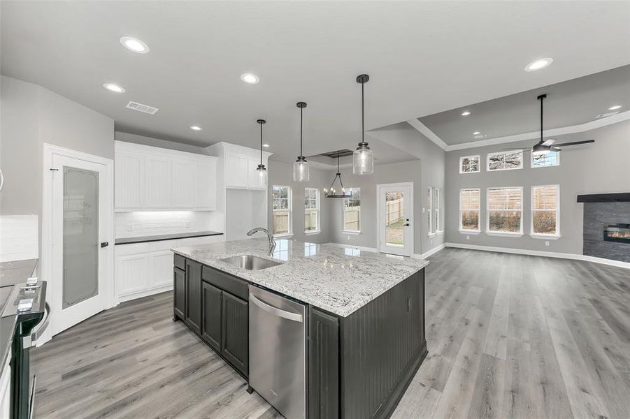 Furnished interior view inside a new home in , Lake Dallas (Image 6).
