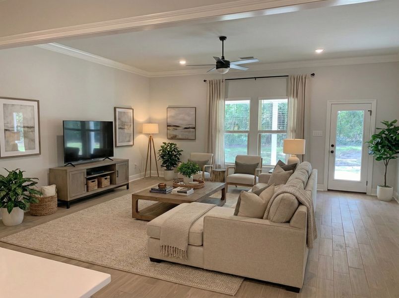 Furnished interior view inside a new home in Sentinel Ridge, Pace (Image 3).