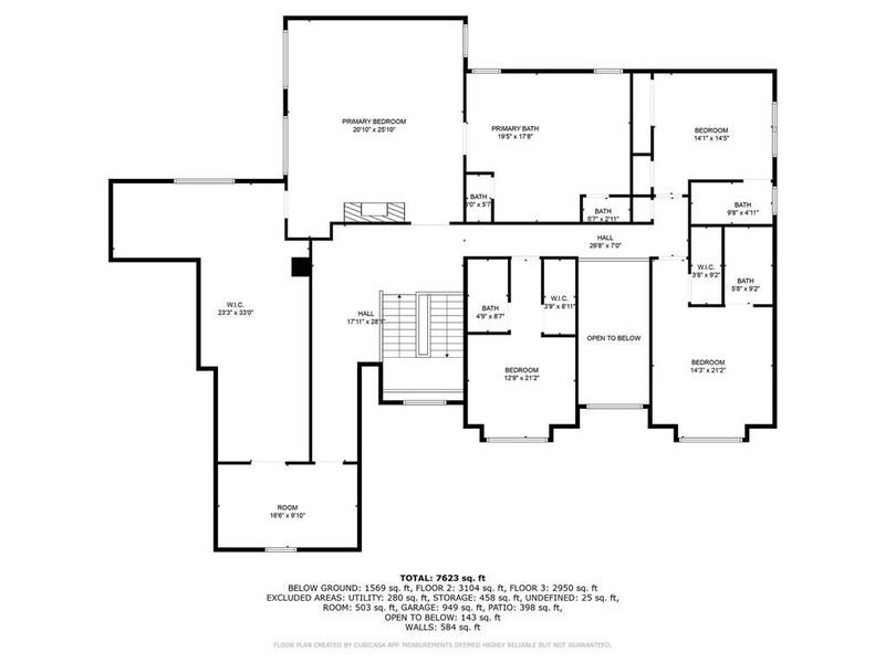 2D floor plan layout of this home in , Sandy Springs, GA (Image 4).