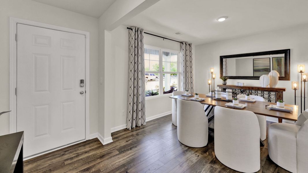 Representative furnished interior of a home built from the Salem by D.R. Horton in Price's Crossing, LaFayette (Image 6).