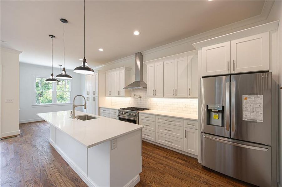 Furnished interior view inside a new home in , Atlanta (Image 15).