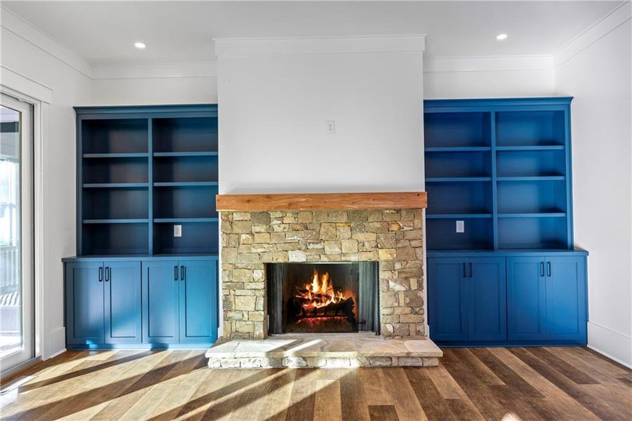Furnished interior view inside a new home in , Flowery Branch (Image 64).