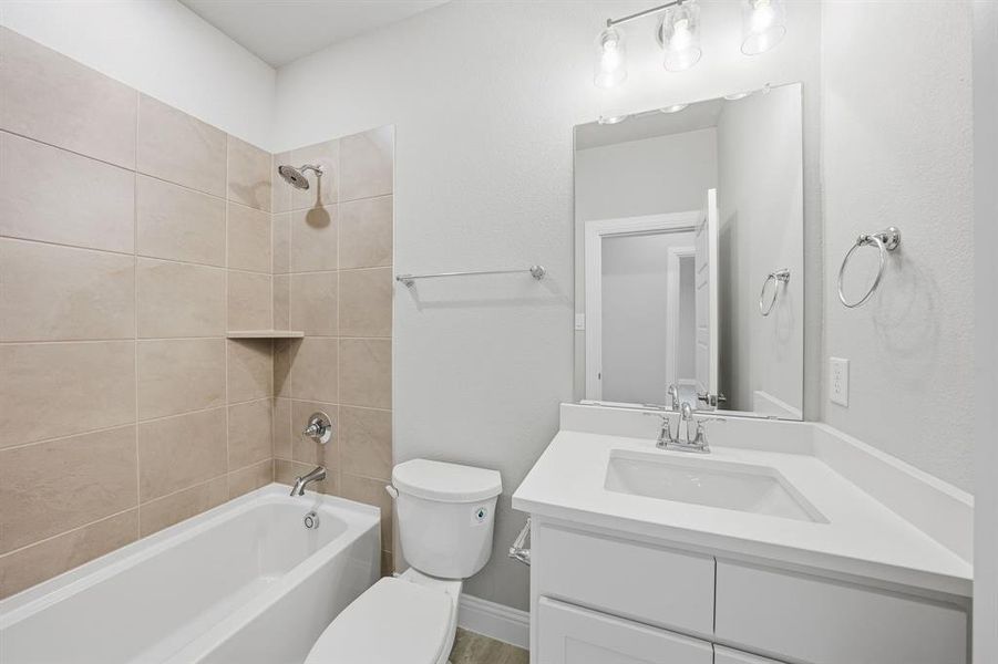 Furnished interior view inside a new home in Walsh, Aledo (Image 10).