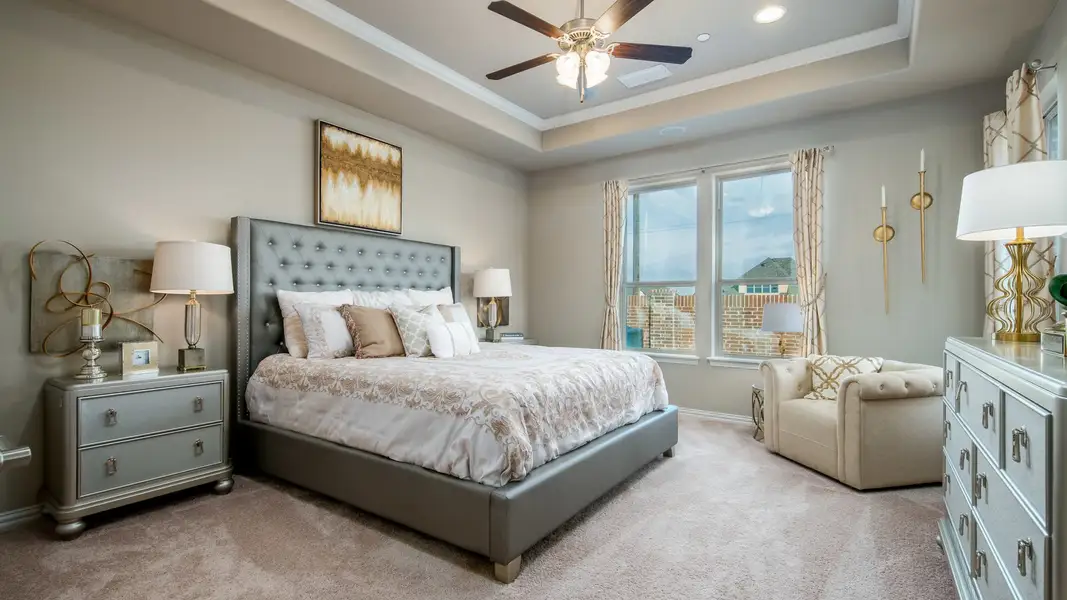 Representative furnished interior of a home built from the Verona by Epcon Communities in Ladera at Tavolo Park, Fort Worth (Image 6).