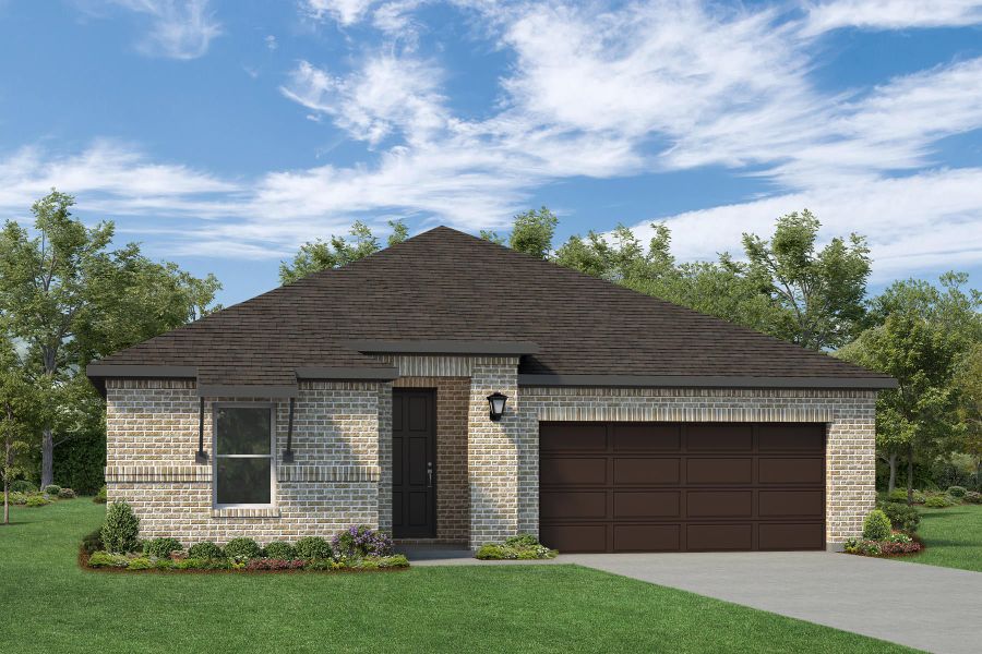 Representative exterior photo of a completed home built from the Glory by Rockwell Homes in Creekside, Royse City, TX (Image 28). Representative exterior photo of a completed home built from the Glory by Rockwell Homes in Creekside, Royse City, TX (Image 28).
