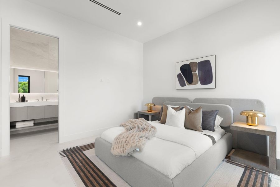 Furnished interior view inside a new home in , Fort Lauderdale (Image 10).