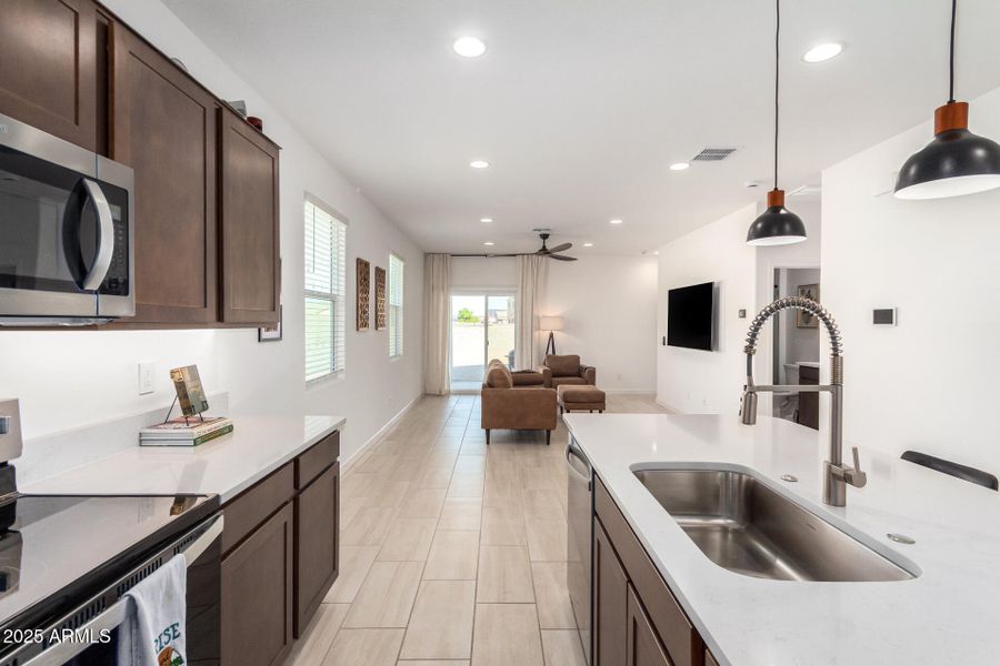 Kitchen with Stainless Steel Appliances