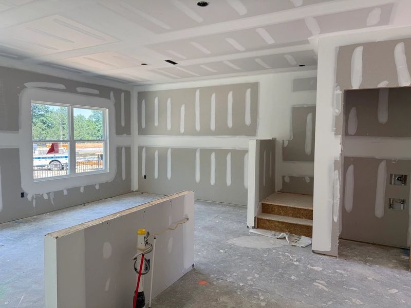 In-progress construction of a new home in Towns at The Point, Rolesville, NC (Image 11).