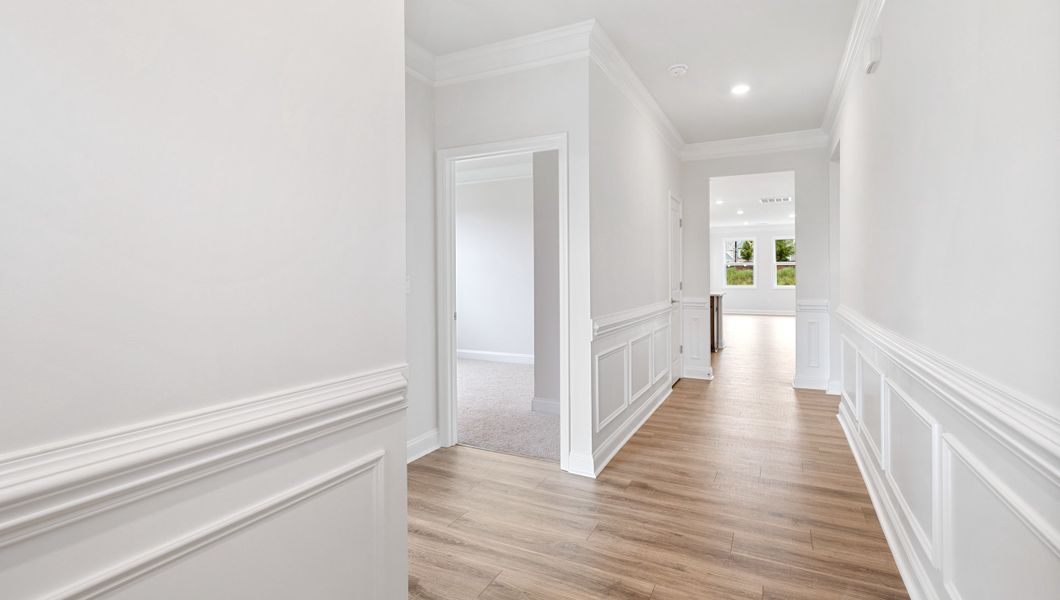 Representative unfurnished interior of a home built from the Dover by D.R. Horton in The Villas at Pine Valley, Boiling Springs (Image 13).