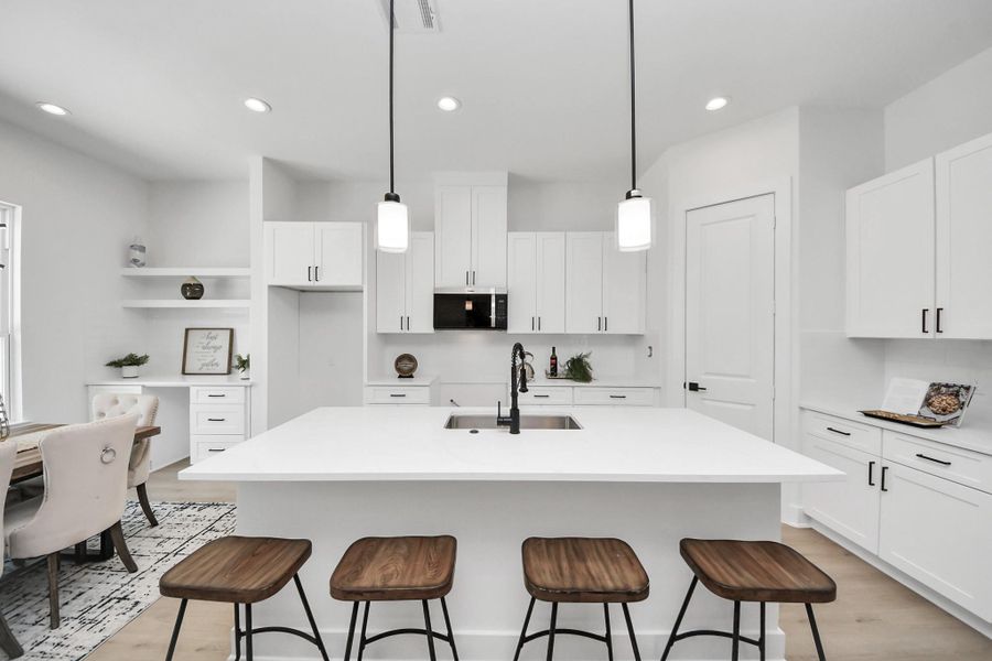 Furnished interior view inside a new home in , Houston (Image 28).