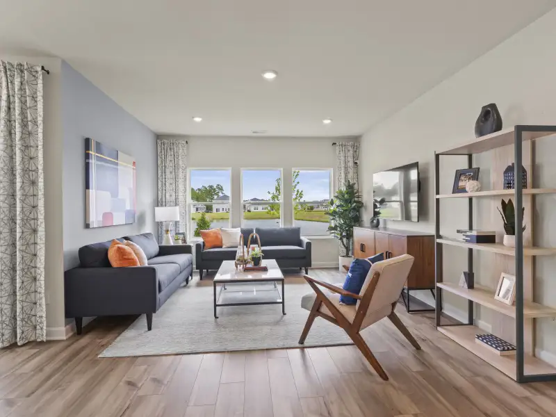 Furnished interior view inside a new home in Cypress Ridge - The Boardwalk Series, Longs (Image 5).