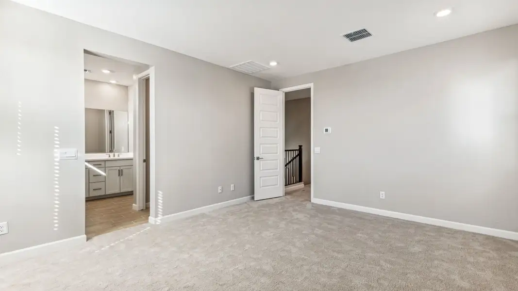 Spacious, unfurnished interior of a new home in Talinn Towns at Desert Ridge, Phoenix (Image 21).