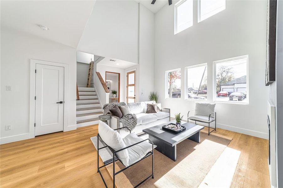 Furnished interior view inside a new home in , Dallas (Image 15).