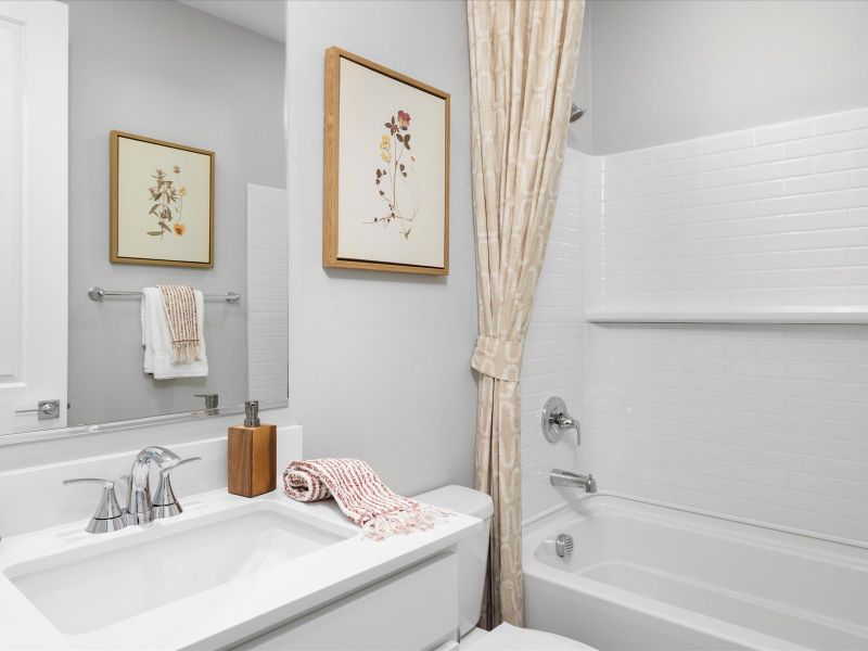 Furnished interior view inside a new home in Paloma Creek - Signature Series, Surprise (Image 25).