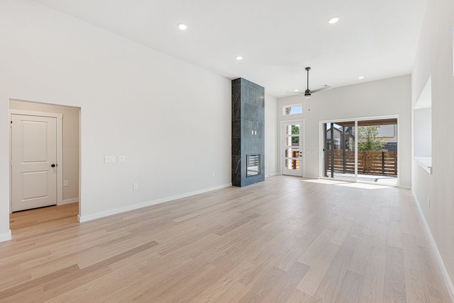 Spacious, unfurnished interior of a new home in Willow Grove Single-Family Homes, Melissa (Image 22).