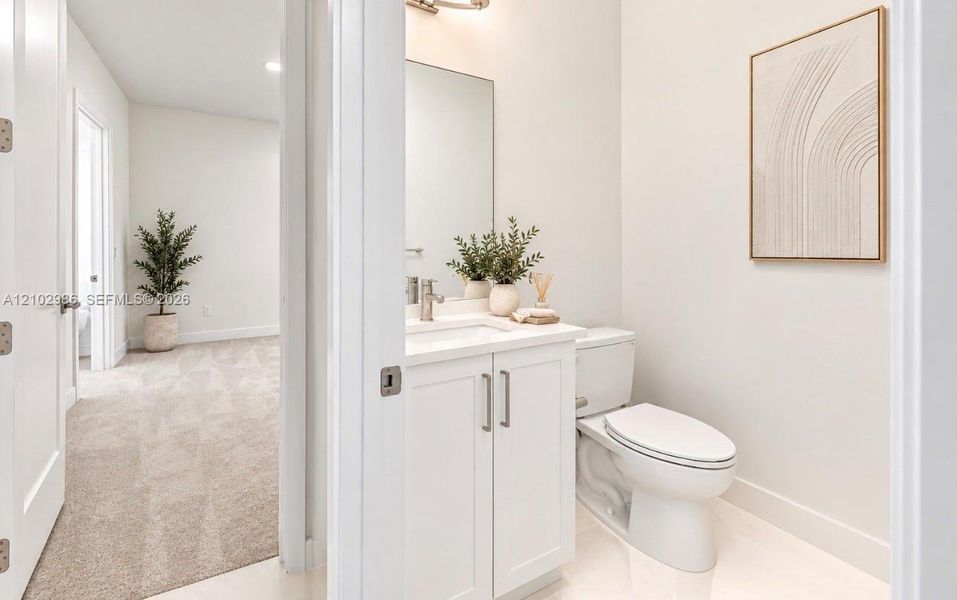 Furnished interior view inside a new home in , Boca Raton (Image 5).