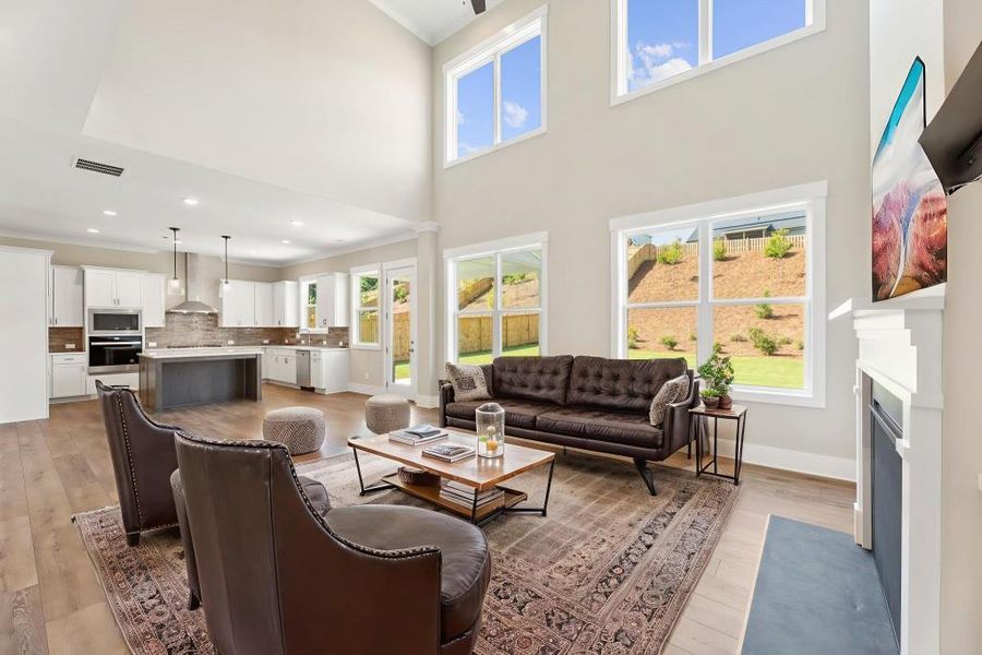 Furnished interior view inside a new home in Hillshire, Cumming (Image 9).