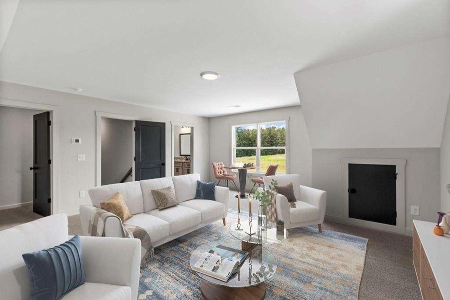 Furnished interior view inside a new home in The Meadows at Lake Circle, Buchanan (Image 13).