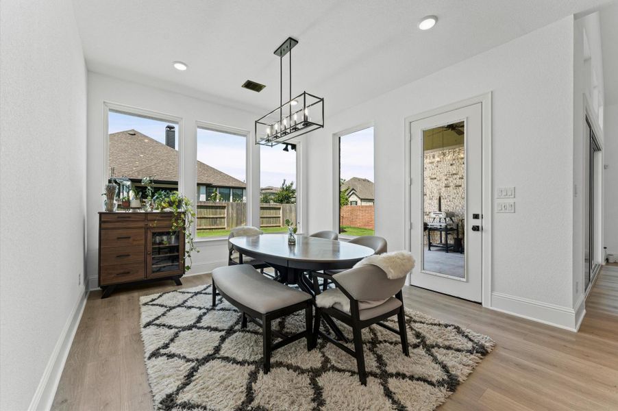 Furnished interior view inside a new home in , Fulshear (Image 39).
