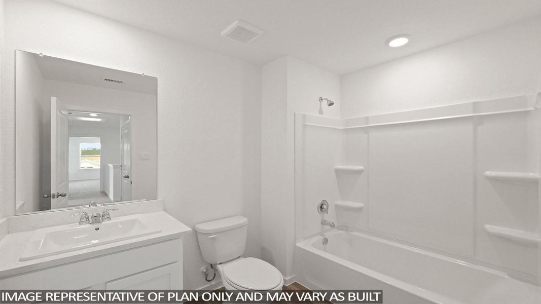 Furnished interior view inside a new home in Lexington Heights, Willis (Image 6).