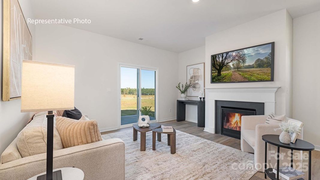 Furnished interior view inside a new home in Clark Creek Landing, Lincolnton (Image 11).