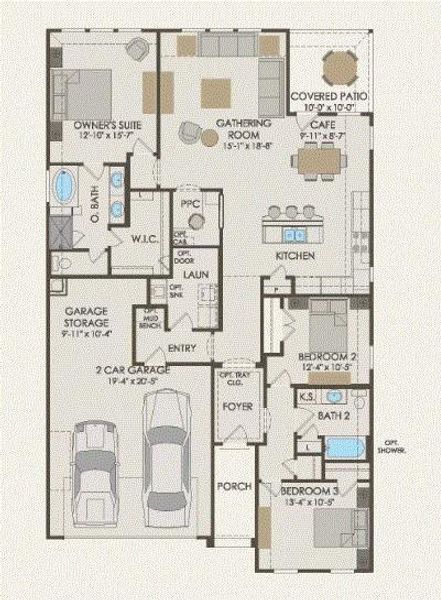 Pulte Homes, Arlington floor plan