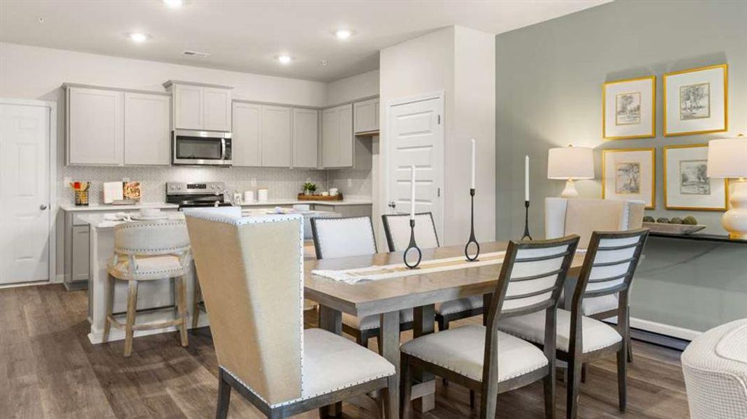 Furnished interior view inside a new home in , Stockbridge (Image 13).
