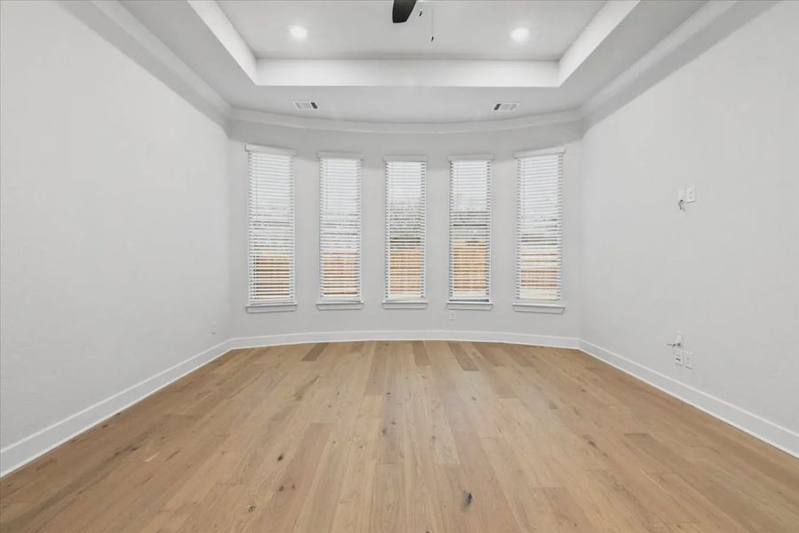 Representative unfurnished interior of a home built from the Sophia II by Chesmar Homes in The Vines, Haslet (Image 6). Representative unfurnished interior of a home built from the Sophia II by Chesmar Homes in The Vines, Haslet (Image 6).