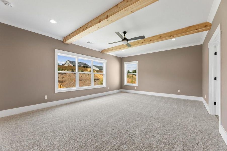 Spacious, unfurnished interior of a new home in Hillshire, Cumming (Image 16). Spacious, unfurnished interior of a new home in Hillshire, Cumming (Image 16).