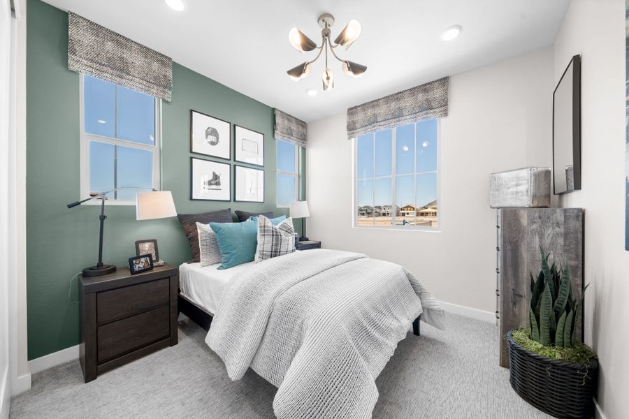 Bedroom 3 | Libra Model Home | Rialta | New homes in Mesa, Arizona | Landsea Homes