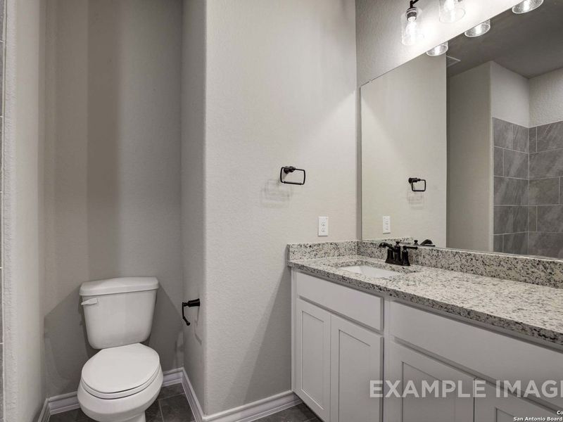 Furnished interior view inside a new home in Ladera, San Antonio (Image 10).
