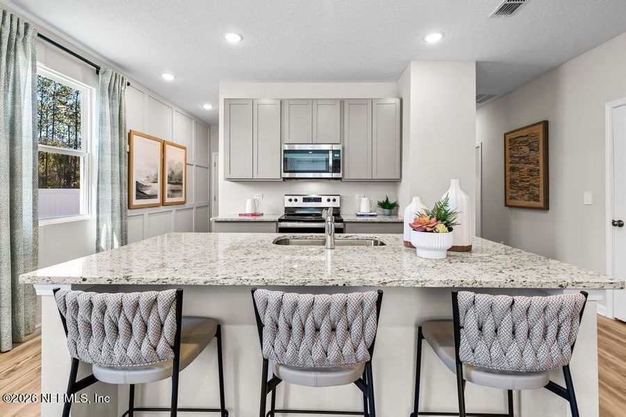Furnished interior view inside a new home in , Jacksonville (Image 13).