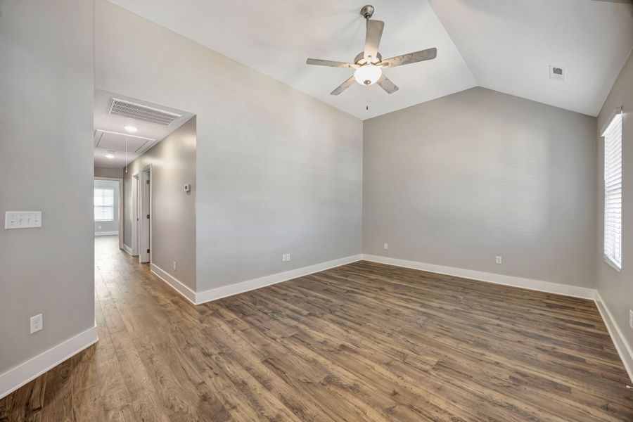 Representative unfurnished interior of a home built from the Emery - Mill Town by Parkside Builders in The Parks of Mill Town, Chattanooga (Image 16). Representative unfurnished interior of a home built from the Emery - Mill Town by Parkside Builders in The Parks of Mill Town, Chattanooga (Image 16).