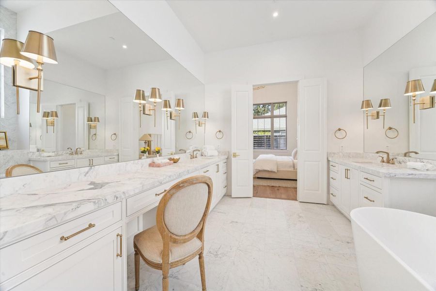 Furnished interior view inside a new home in , Spring Valley Village (Image 36).