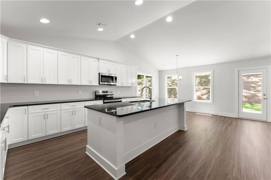 Furnished interior view inside a new home in , Martin (Image 11). Furnished interior view inside a new home in , Martin (Image 11).