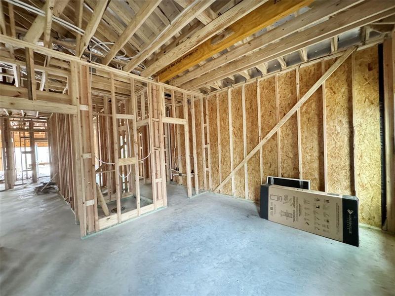 Primary Bedroom. Home in framing Stage, photos taken on photos taken on 11/27/24.