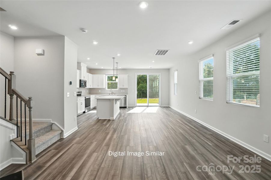 Spacious, unfurnished interior of a new home in Bailey Run, Charlotte (Image 23).