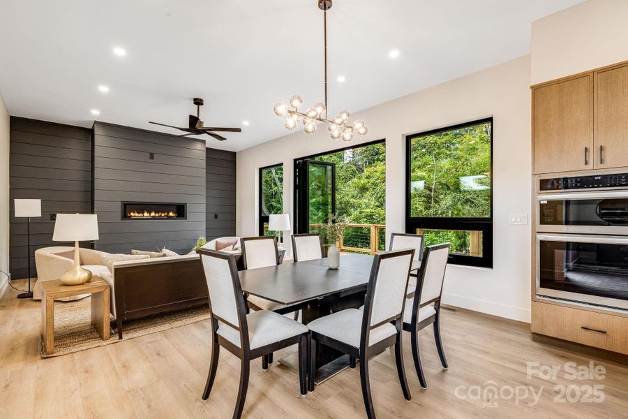 Furnished interior view inside a new home in , Asheville (Image 35). Furnished interior view inside a new home in , Asheville (Image 35).