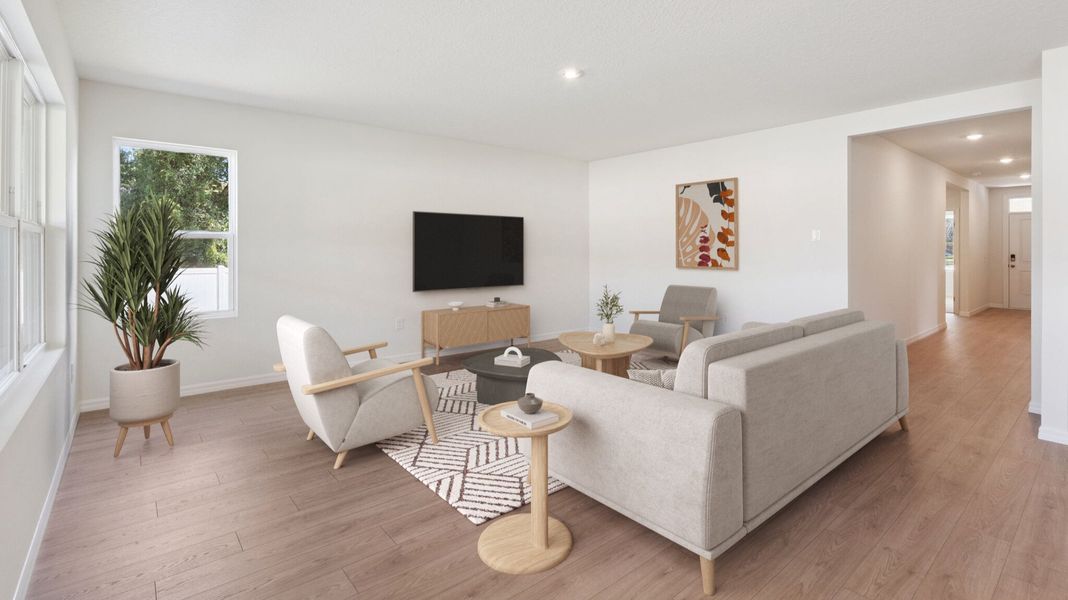Furnished interior view inside a new home in Wexford Cove, Ormond Beach (Image 8).