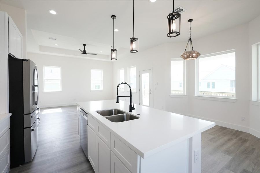 Furnished interior view inside a new home in , Galveston (Image 3).