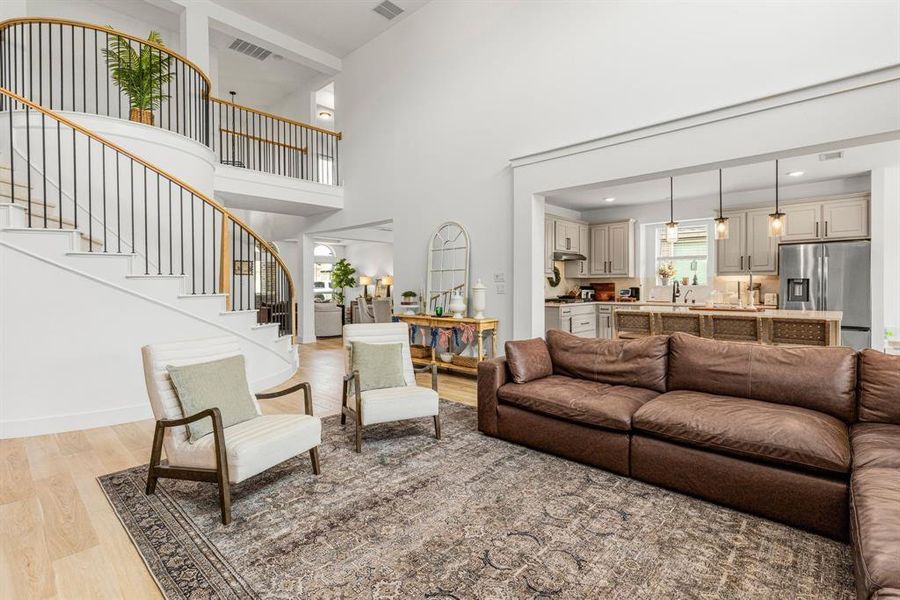 Furnished interior view inside a new home in Grayhawk Addition, Forney (Image 12).