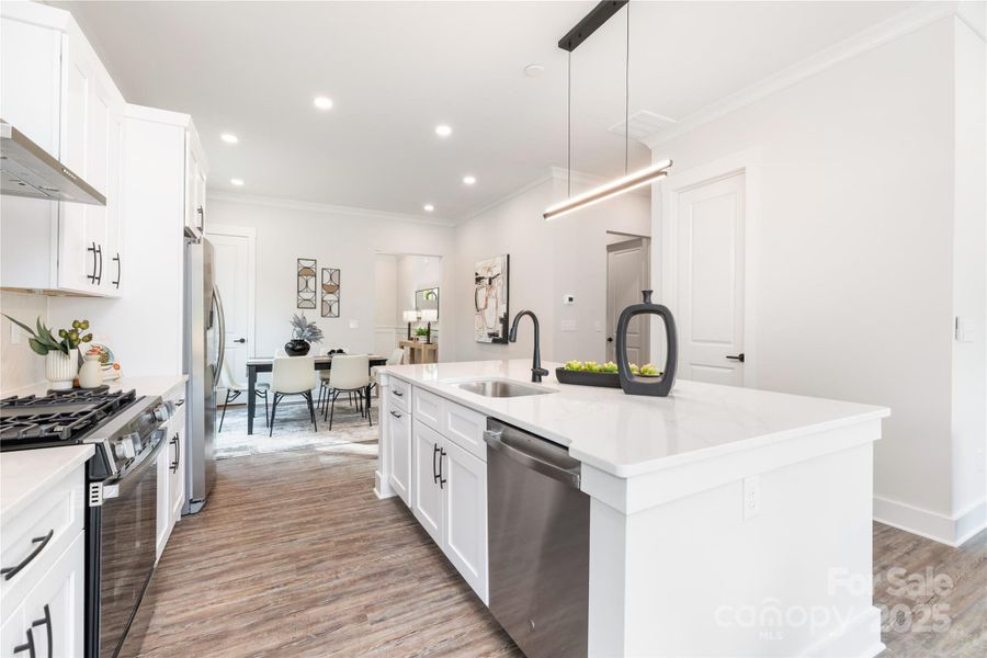 Furnished interior view inside a new home in , Hickory (Image 25).