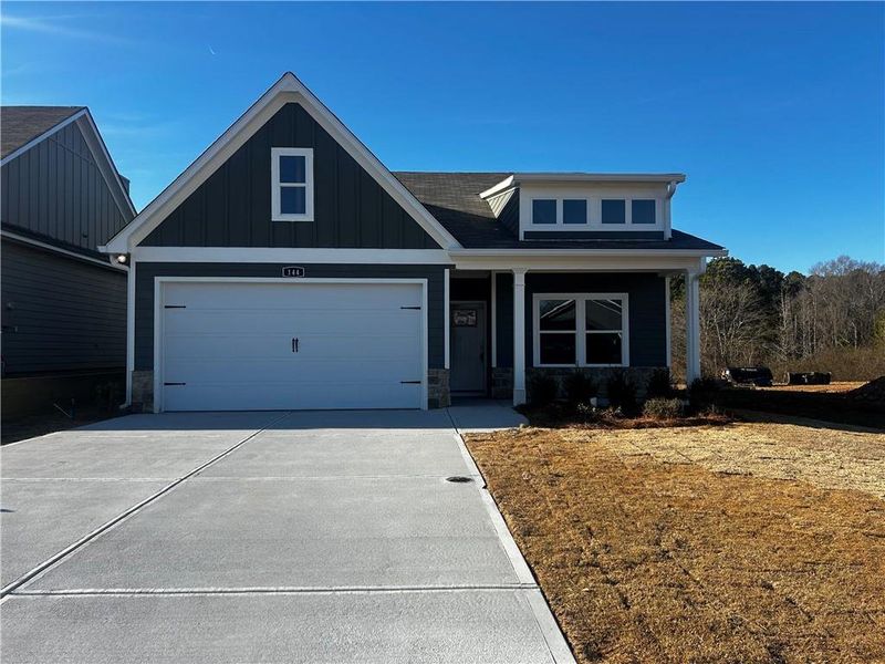 Front exterior of a new home in , Cartersville, GA, highlighting curb appeal (Image 2). Front exterior of a new home in , Cartersville, GA, highlighting curb appeal (Image 2).